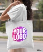 Pack of 10 | 50 | 100 | 250 Promotional Tote Bags with Custom Logo,Personalized Tote Bag in Bulk, Text or Image, Bulk Customize Logo Tote Bag, Custom Bags for Business - Image 7
