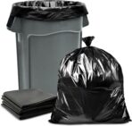 Veska 33 Gallon Trash Bags, (Huge 100 Bags w/Ties) Large Black Garbage Bags 30 Gallon, 32 Gallon, 35 Gallon Trash Can Liners - Image 9