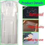 15 Pack (24 x 60 In) Plastic Clear Clothes Covers,Dry Cleaners Bags Hanging Clothing Covers Clear Garment Bags Hanging Dust-proof Clothing Protector Covers for Home Storage Clothing Stores & Travel. - Image 6