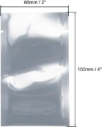 uxcell Antistatic Shield Shielding Bag, Flat Open Top Anti Static Bag for Electronic Devices, 2x4 inch(60x100mm), 25 PCS - Image 4