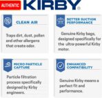 Kirby Generation 3 G3 197289 Disposable Brown Filter Bags 3 Pack - Image 7