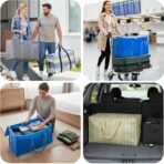 BALEINE 6-Pack Oversized Moving Bags with Reinforced Handles, Heavy-Duty Storage Tote for Clothes, Moving Supplies (Royal Blue, 6-Pack) - Image 4