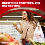 Concession Essentials Disposable & Reusable Thank You T-Shirt Bags- Pack of 50ct - Image 6