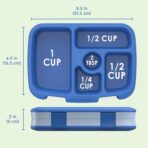 Bentgo Kids Bento-Style 5-Compartment Leak-Proof Lunch Box - Ideal Portion Sizes for Ages 3 to 7 - Durable, Drop-Proof, Dishwasher Safe, PFAS & BPA-Free & Made with Food-Safe Materials (Blue) - Image 8