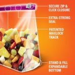 Hefty Slider Storage Bags, Quart Size, 20 Count (Pack of 9), 180 Total - Image 5