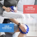 Ice Packs for Injuries Reusable, New Generation Thickening Physical Therapy Cold Packs& Hot Water Bag for Injuries 3PCS, Ice Bag Sizes (6 "9" 11 ") for Body Aches，Durable and Reliable Easy to Carry - Image 8