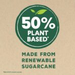 Glad 50% Plant Based Cling N Seal Plastic Wrap for Food, Airtight Seal, 200 Square Foot Roll (Pack of 1) - Image 4