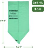 Reli. Compost Bags 3 Gallon (150 Count) | ASTM D6400 | Compostable Trash Bags for Food Scraps | Small Composting Liners for Kitchen Compost Bin/Countertop Bin | Green, Eco for Food Waste, 3 Gal - Image 6