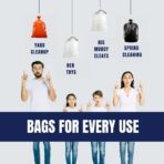 Plasticplace 55-60 gallon Trash Bags │ 1.2 Mil │ Orange Heavy Duty Garbage Can Liners │ 38” x 58” (50 Count) - Image 5