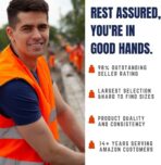 Plasticplace 55-60 gallon Trash Bags │ 1.2 Mil │ Orange Heavy Duty Garbage Can Liners │ 38” x 58” (50 Count) - Image 7