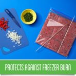 Ziploc Quart Food Storage Freezer Bags, Grip 'n Seal Technology for Easier Grip, Open, and Close, 38 Count, Pack of 3 (114 Total Bags) - Image 4