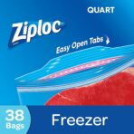 Ziploc Quart Food Storage Freezer Bags, Grip 'n Seal Technology for Easier Grip, Open, and Close, 38 Count, Pack of 3 (114 Total Bags) - Image 9