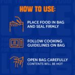 Ziploc Zip 'n Steam Food Storage Cartons for Meal Prep, Healthy Meals in Minutes, Microwave Safe, 10 Count - Image 6