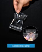 500 PCS Small Plastic Bags, Mini Resealable Bags, 4 Different Sizes Small Jewelry Clear Storage Poly Bag for Packaging, Candy, Pill - Image 5