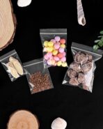500 PCS Small Plastic Bags, Mini Resealable Bags, 4 Different Sizes Small Jewelry Clear Storage Poly Bag for Packaging, Candy, Pill - Image 8