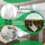 (Large) OrangeBio Certified Home Compostable Shopping Bags, 500ct, 12"x 6" x 20" (Extra Thick), Hold 20 lbs, Thank You/Grocery/Take Out/T Shirt/To-Go Bags for Retail, Grocery Store - Image 4