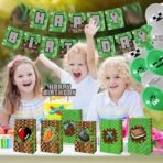 24 Packs Pixel Theme Party Gift treat Bags, Pixel Theme Birthday Party supplies - Image 5
