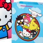 Hallmark Hello Kitty Gift Bag Bundle (2 Bags: 1 Large 13", 1 XL 15") for Birthdays, Back to School, Halloween - Image 7