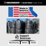 Sandbaggy Black Pallet Covers | Made in USA | Tarp Fits Large Pallets Up to 55" x 55" x 75" | Built w/ 6 Months UV Protection | Heavy Duty 1.5 Mil Thick Plastic (Pack of 4, 1.5 Mil Thick) - Image 8