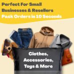 Shipping Bags (30 Pack) with Label Pouch - 8x12, 10x14 & 12x16 - Poly Mailers for Clothes, Self-Seal Plastic Mailing Envelopes - Tear & Water-Resistant Packaging Bags for Clothing, Not Padded - Image 7