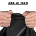 Ultrasac 55-60 Gallon 6.0 MIL Black Heavy Duty Trash Bags - 39" x 58" - Pack of 15 - For Contractor, Construction, & Industrial,UL-39586BK - Image 3