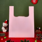 Plastic Bags 50pack 12.5×22×5.51" with Handles T-shirt Bags for Retail Shopping and Food Heavy Duty - Image 7