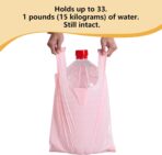 Plastic Bags 50pack 12.5×22×5.51" with Handles T-shirt Bags for Retail Shopping and Food Heavy Duty - Image 9