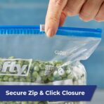 Hefty Slider Freezer Storage Bags, Gallon Size, 10 Count - Image 3