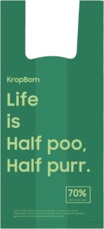 125 Count Cat Poop Bags with Handles, Disposable Litter Bags for Pet Poop, Extra-Thick Kitty Cat Waste Bags Easy Tie Leak-Proof Strengthen Unscented (Made of 70% Recycled Plastic) - Image 9