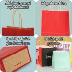 Uniqora 20-1000PCS Custom Printed Kraft Paper Bags,Personalized Retail Gift Bags with Logo, Thank You Bag for Party,Small Business, 7.87x4.33x10.63 Inch Medium Size, Custom Gift Bags with Handles - Image 4