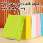 Uniqora 20-1000PCS Custom Printed Kraft Paper Bags,Personalized Retail Gift Bags with Logo, Thank You Bag for Party,Small Business, 7.87x4.33x10.63 Inch Medium Size, Custom Gift Bags with Handles - Image 6