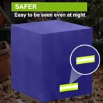 Pallet Cover Tarp Waterproof, Pallet Covers Heavy Duty Waterproof bulk Pallet Covers 48 x 48 x 60'' Outdoor Pallets Tarps Bulk Box Cover 48 x 48 x 60'' Custom Blue Fits Wood Patio Furniture - Image 5