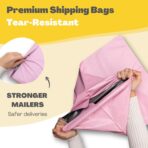 Shipping Bags (12 Pack) with Label Pouch - 14x18 & 18x24 - Poly Mailers for Clothes, Self-Seal Plastic Mailing Envelopes - Tear & Water-Resistant Packaging Bags for Clothing, Not Padded - Image 5