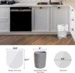 Charmount Small Trash Bags 1.2 Gallon, 102 Count Garbage Bags Bathroom Trash Can Liners,fit 4.5-5 Liter Clear - Image 6