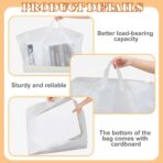 50 Pcs 22" x 14" x 15.25" Full Tray Catering Bags Take out Bags Bulk Catering Bag with Cardboard Bottom and Soft Loop Handles for Restaurant, Retail, Business - Image 4