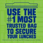 Ziploc XL Sandwich and Snack Bags with EasyGuide Texture, Plastic Storage Bags with Grip 'n Seal Technology, 30 Bags Total - Image 8