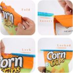 16-PCS Magic Bag Sealer Stick, Chip Clips Plastic Bag Sealer Stick, Stay Fresh Bag Sealer Sticks - 16 Plastic Closure Rods - 4 Sizes - Magic Kitchen Food Storage Clips - Image 4