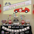 108PCS Race Car Party Favors - Themed Birthday Goodie Bags with Party Straws, Bubble Slap Bracelets, DIY Car Stickers, Pencil Caps - Image 8