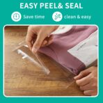 iMailer - 200 Count - 13" x 15" Clear Cellophane Bags Large -Self Seal Cello Resealable Plastic Poly Bags for Clothing, T-Shirts, Pants - Image 4
