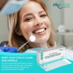 Sterilization Pouches - 200 Pack 4.25” x 12” Sterilizer Bags for Dental Offices - Autoclave Self Sealing Sterilization Pouch for Dental Instruments, Nail Techs, Tattoo, Medical Lab-4.25” x 12” - Image 6