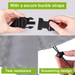 Pallet Cover Tarp Waterproof, Pallet Covers Heavy Duty Waterproof bulk Pallet Covers 48 x 48 x 60'' Outdoor Pallets Tarps Bulk Box Cover 48 x 48 x 60'' Custom Grey Fits Wood Patio Furniture - Image 10