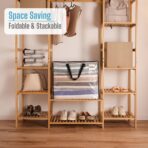 VENO 4 Pack Heavy Duty Moving Bags, Storage Bags, Packing Supplies, Top Zipper, Storage Totes for Camping, Clothes, Bedding, Comforters, Pillows (22 Gallon Clear, 4 Pack) - Image 6