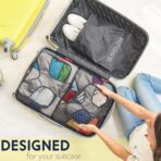 Travel Packing Cubes 5 pcs Luggage Organizer Set for Bag & Suitcase - Image 7