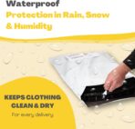 Shipping Bags (30 Pack) with Label Pouch - 8x12, 10x14 & 12x16 - Poly Mailers for Clothes, Self-Seal Plastic Mailing Envelopes - Tear & Water-Resistant Packaging Bags for Clothing, Not Padded - Image 6