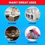 Veska 30-33 Gallon Clear Trash Bags Heavy Duty (Value Pack 100 Bags w/Ties) Large Clear Plastic Recycling Garbage Bags. Large Trash Bags 30+, 32 Gallon - Image 7