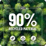 Heavy-Duty Trash Bags – 120 count, 18 Gallon White, Ultra Thick Drawstring Garbage Bags – Leak-Resistant for Home & Commercial Use, Big Trash Bags, Made in USA - Image 7