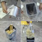 Yuright 13 Gallon Clear Kitchen Trash Bags, 220 Counts - Image 3