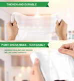 FORID Clear Small Trash Bags, 4 Gallon Garbage Bags, Wastebasket Bin Liners 220 Count Plastic Trash Bags for Bathroom Bedroom Office Garbage Can 15 Liters - Durable & Thick Trash Bag - Image 6