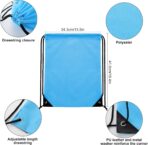 300Pcs Drawstring Backpacks Bulk String Bag Cinch Sack Pack Storage Knapsack Polyester Gift Bags Sports Drawstring Bags for Trip Gym Party Bags(20 Colors) - Image 4