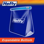 Hefty Freezer Slider Bags, Quart, 15 CT (Pack - 3) - Image 3